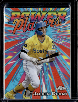 2025 Topps Chrome #PP-2 Jarren Duran Power Players Insert Red Sox