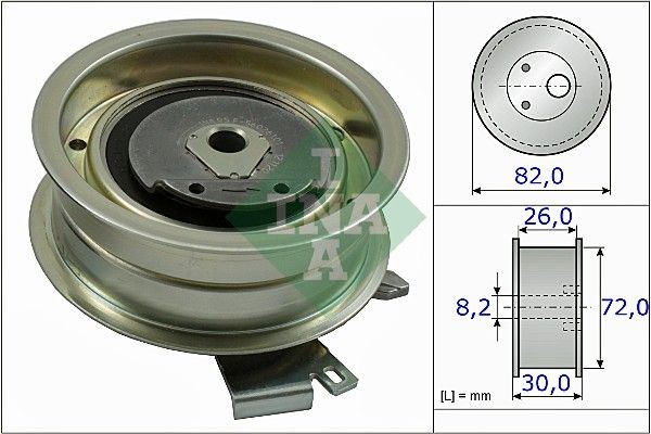 INA Spannrolle, Zahnriemen FüR Audi Seat Skoda VW-image