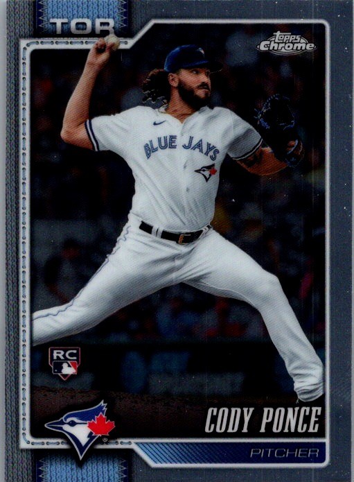 Cody Ponce 2026 Topps Chrome Rookie RC - Toronto Blue Jays