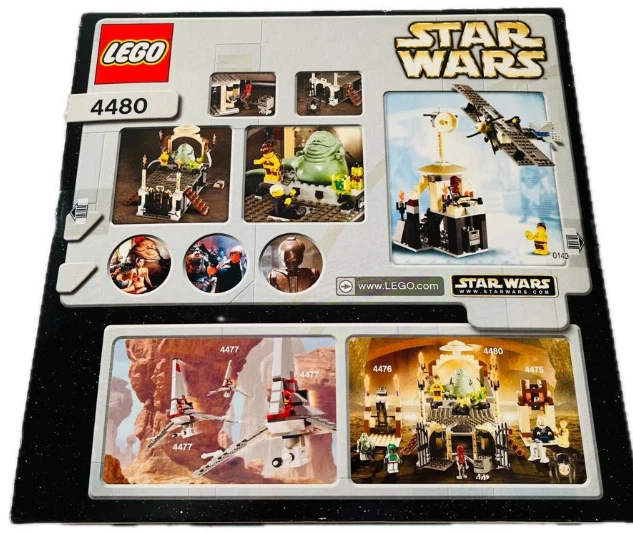 LEGO 4480 Star Wars Jabba’s Palace Set Sealed Box Shows Wear Retired Year 2003 - Image 2 of 4
