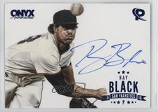 2016 Onyx Platinum Elite Blue Auto /200 Ray Black #RB-PEA16 Auto