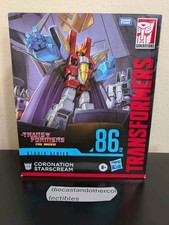 Hasbro Transformers Studio Series 86 Starscream Coronation Decepticon NEW SEALED