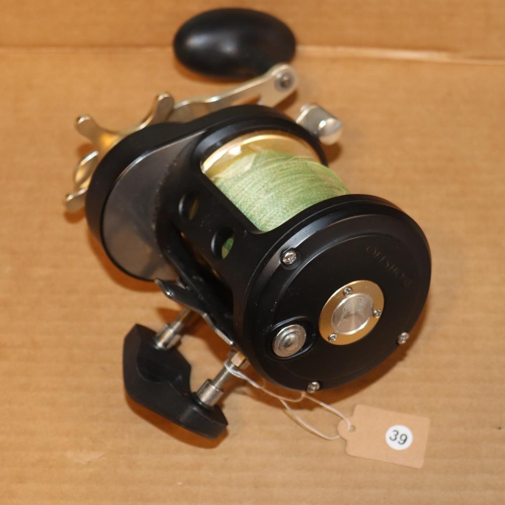 FIN-NOR Offshore OFC 30H Fishing Reel w/ Box Bag Papers Wren
