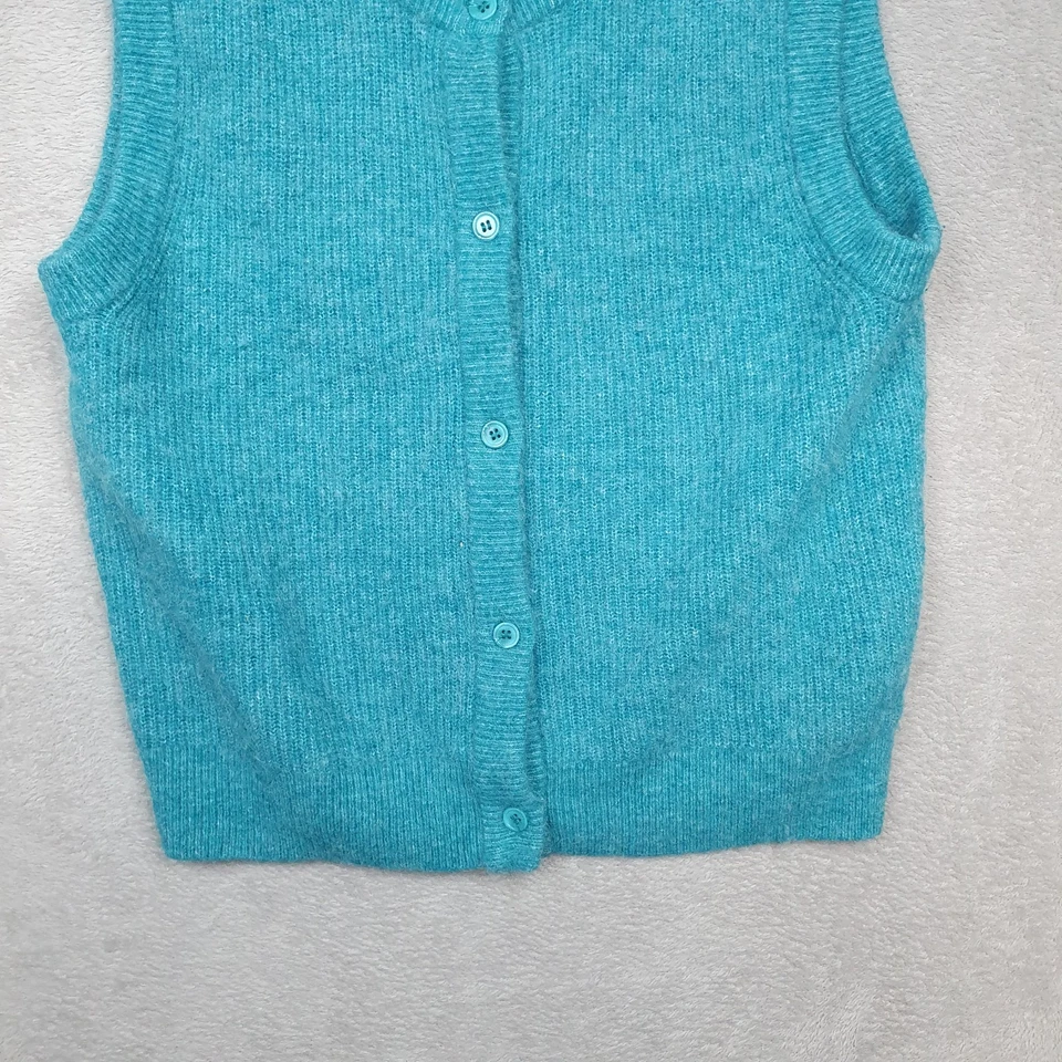 Samsoe Samsoe Knit Cardigans Vest Women Small S Sleeveless Button Alpaca Wool - Image 4 of 4