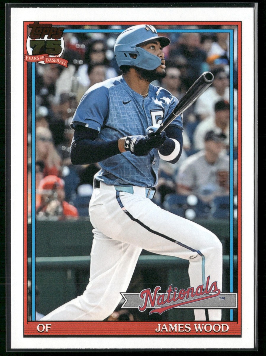 2026 Topps #T91-16 James Wood 1991 Topps Baseball 35th Anniversary