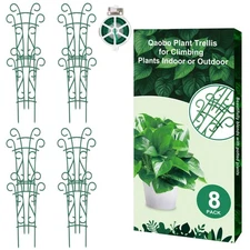 Indoor Plant Trellis for Climbing Plants 8 Pack Stackable Garden Stakes