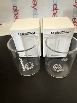 Spoiled.Child E27 2 Pack  Shot Glass. New In Box Authentic 
