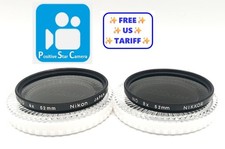   VIDEO    MINT  Nikon Nikkor 52mm ND 4x  8x Lens Filter Set of to 2 From JAPAN
