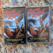 2xJimmy Buffett's Greatest Hits Cassette Songs You Know by Heart Son Of A Sailor
