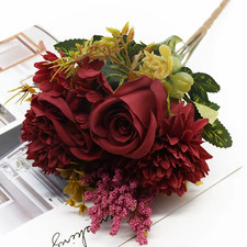 Artificial Flowers Bouquet European-Style Holding Exquisite Roses Wedding