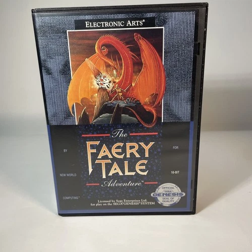 Faery Tale Adventure (Sega Genesis, 1991) CIB Complete w Manual - Tested