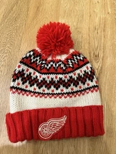 Red Wing NHL Beanie Hat Hockey Ski Winter 2014 Outdoors CCM