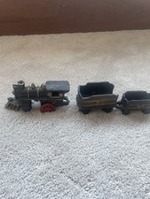 Cast Iron Train with Coal Tinder Z9 #40 3 Piece Set Metal