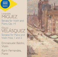 Audio Cd - Leopoldo Miguez / Glauco Velasquez - Violin Sonatas - Naxos -D- Neu