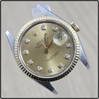 Mens Rolex 16013 18K/SS 36mm Datejust Quick Set Automatic Self-Winding WatchHead