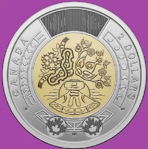 2023 Canada Toonie — photo from the most recent tracked eBay sale