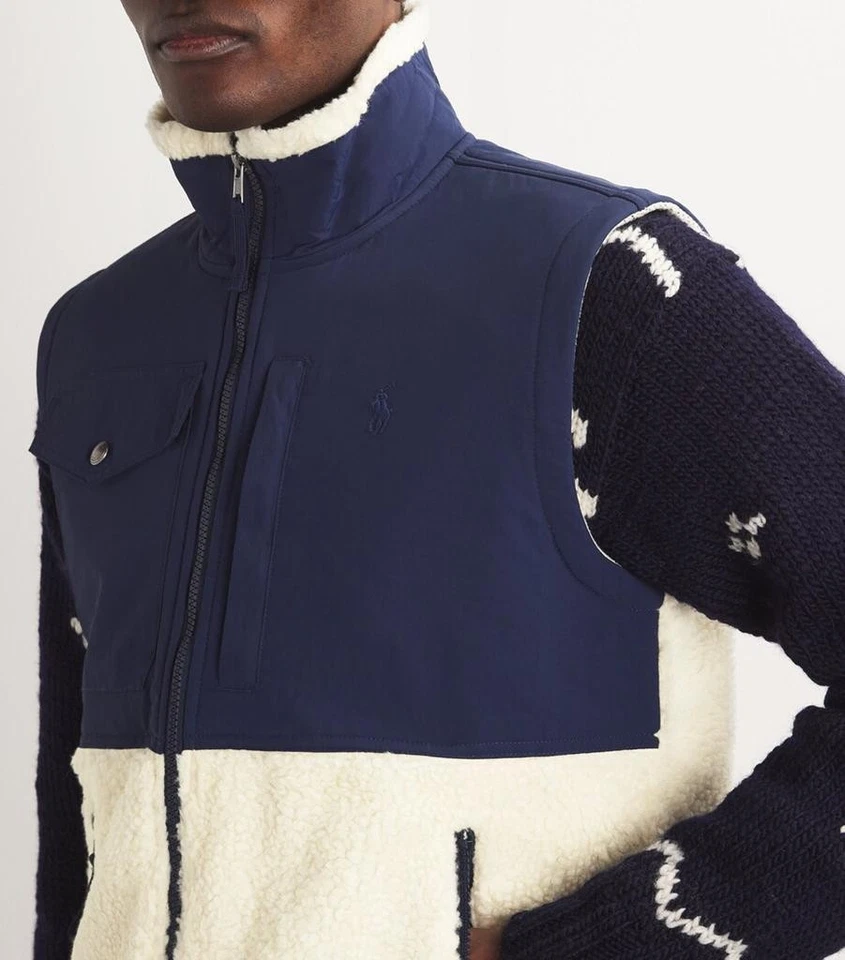 Ralph Lauren Sherpa Fleece Hybrid Performance Vest 2XLT 2X Tall NWT - Image 4 of 4