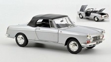 1967 Peugeot 404 Cabriolet Silver 1:18 NOREV 184835
