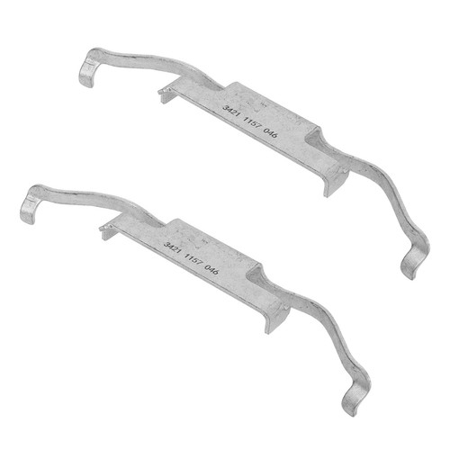 ˘2Pcs Rear Anti Spring Brake Pads Clip 34211157046 Brake Pad Anti Rattle Spring - Picture 8 of 12