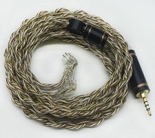 JSHiFi-Jupiter Upgrade Cable 4-Core Gold Silver-Plated Graphene QDC 2.5mm