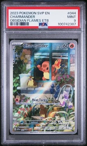 PSA 9 - 2023 Pokemon Obsidian Flames CHARMANDER 044 (2387)