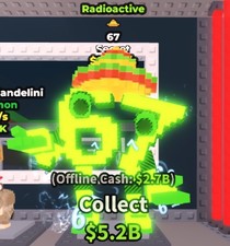 ROBLOX Steal A Brainrot 67 Radioactive 97.3M/s Sombrero Trait  Fast Delivery