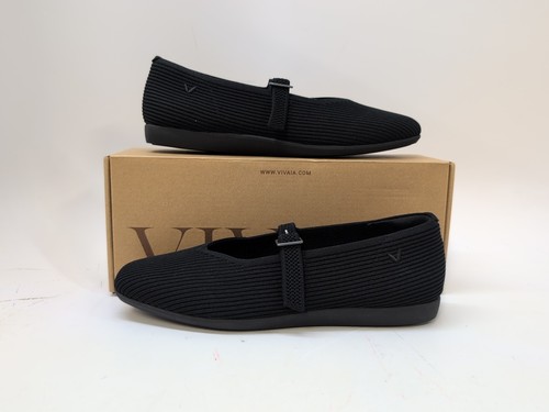 VIVAIA Margot Walker Mary Jane scarpe basse da donna punta quadrata US 9 nere (80169)