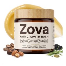 Zova Hair Growth Balm ? Batana, Castor, Argan & Rosemary Oil Blend, 4 Oz