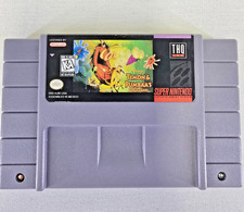 Timon & Pumbaa's Jungle Games SNES Super Nintendo THQ 1997 Tested