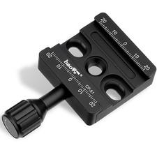 CP51L 50mm Screw Knob Clamp Adapter Mount Long Arm Camera Tripod Ballhead