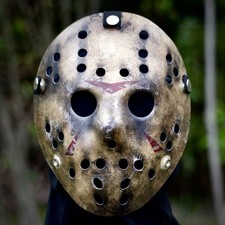 Jason Voorhees mask, Friday the 13th 2009 Remake inspired, custom hand-painted