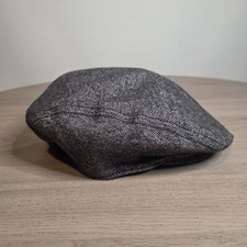 NWOT Gymboree Boys Newsboy Cap Black/Grey, Sz Med