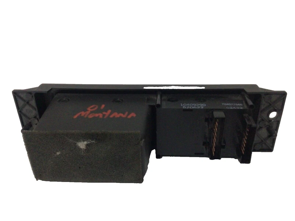 Interruptor antiniebla limpiaparabrisas trasero Pontiac Montana Chevy Venture 2001-2004 TCS 10409290 FABRICANTE DE EQUIPOS ORIGINALES Foto 3 de 4