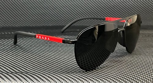 PRADA LINEA ROSSA PS 51XS 1BO06L Matt Schwarz Grau Herren 59 mm Sonnenbrille - Bild 3 von 4