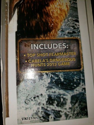 Cabelas Dangerous Hunts 2013 For Playstation 3 game and top shot fearmaster gun - Picture 7 of 7