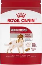 Royal Canin Medium Breed Adult Dry Dog Food, 30 lb bag