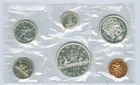 1962 CANADA Proof like Mint Set, Set of 6 Silver coins