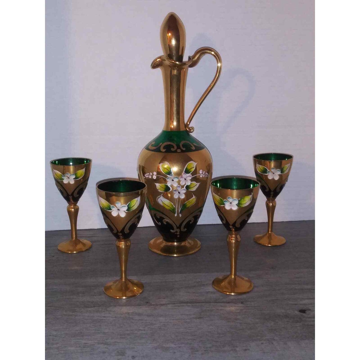 よ*ー様 Murano Green and Gold VETRO ARTISTI よ*ー様 Murano Green and Gold VETRO ARTISTI s-l400.jpg