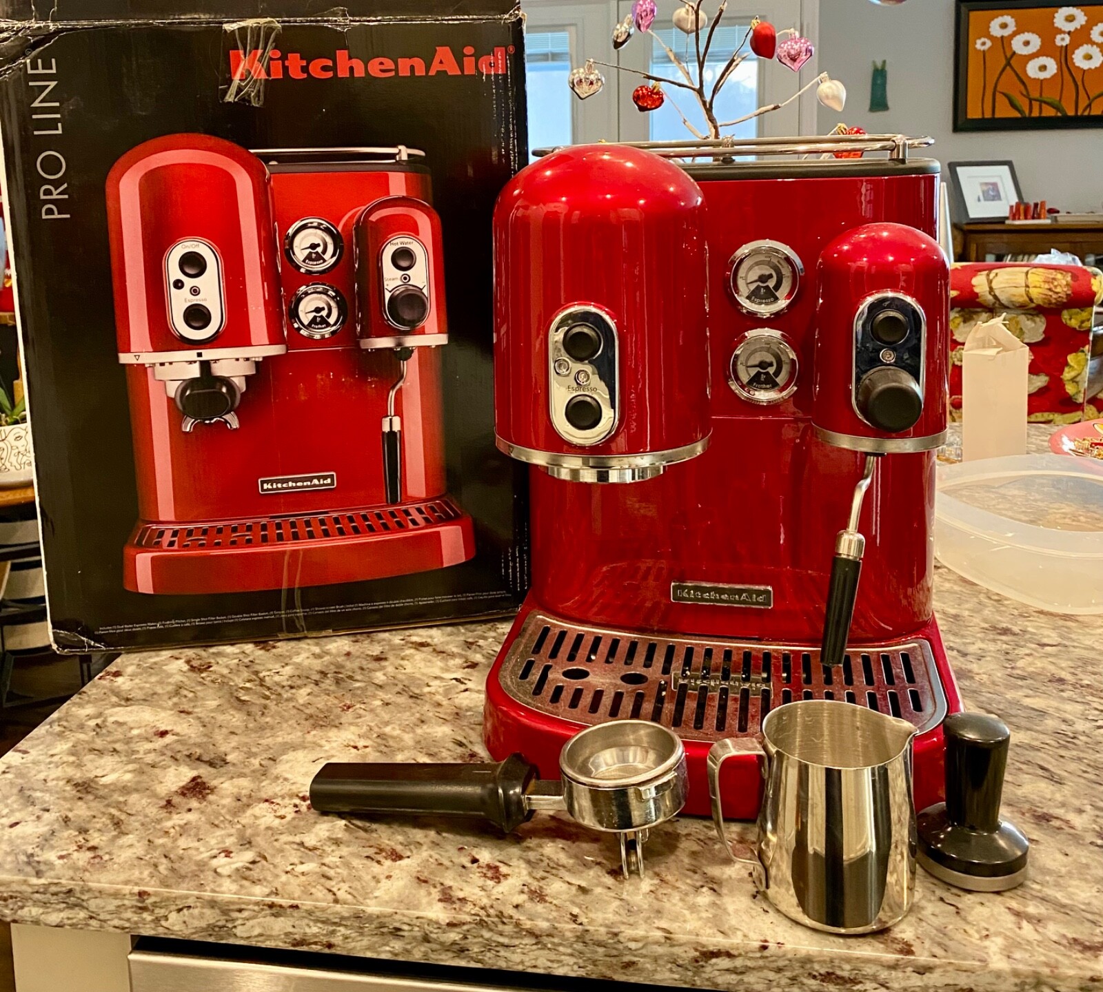 KitchenAid Pro Line Double Boiler Espresso Maker KES2102CA (not working