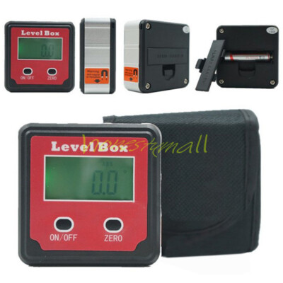 LCD Digital Winkelmesser Winkelsucher Bevel Box Neigungsmesser Messgerät