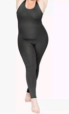 Unitard Legging Tank Stretch Leotard Bodysuit Long Leg Plus Size