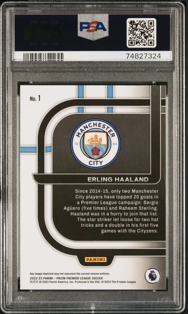 Erling Haaland 2022-23 Panini Prizm Premier League Scorers Club #1