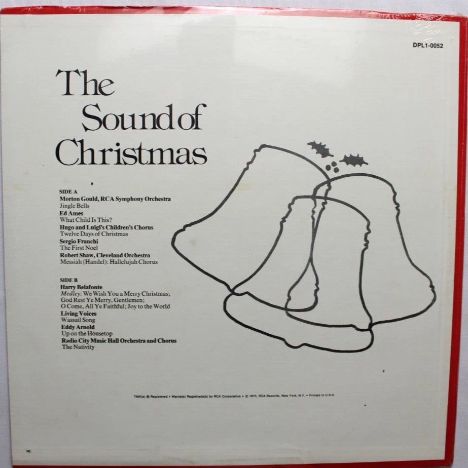THE SOUND OF CHRISTMAS [NEW LP] 12" VINYL RECORD VARIOUS RCA COMPILATION - Image 2 of 4