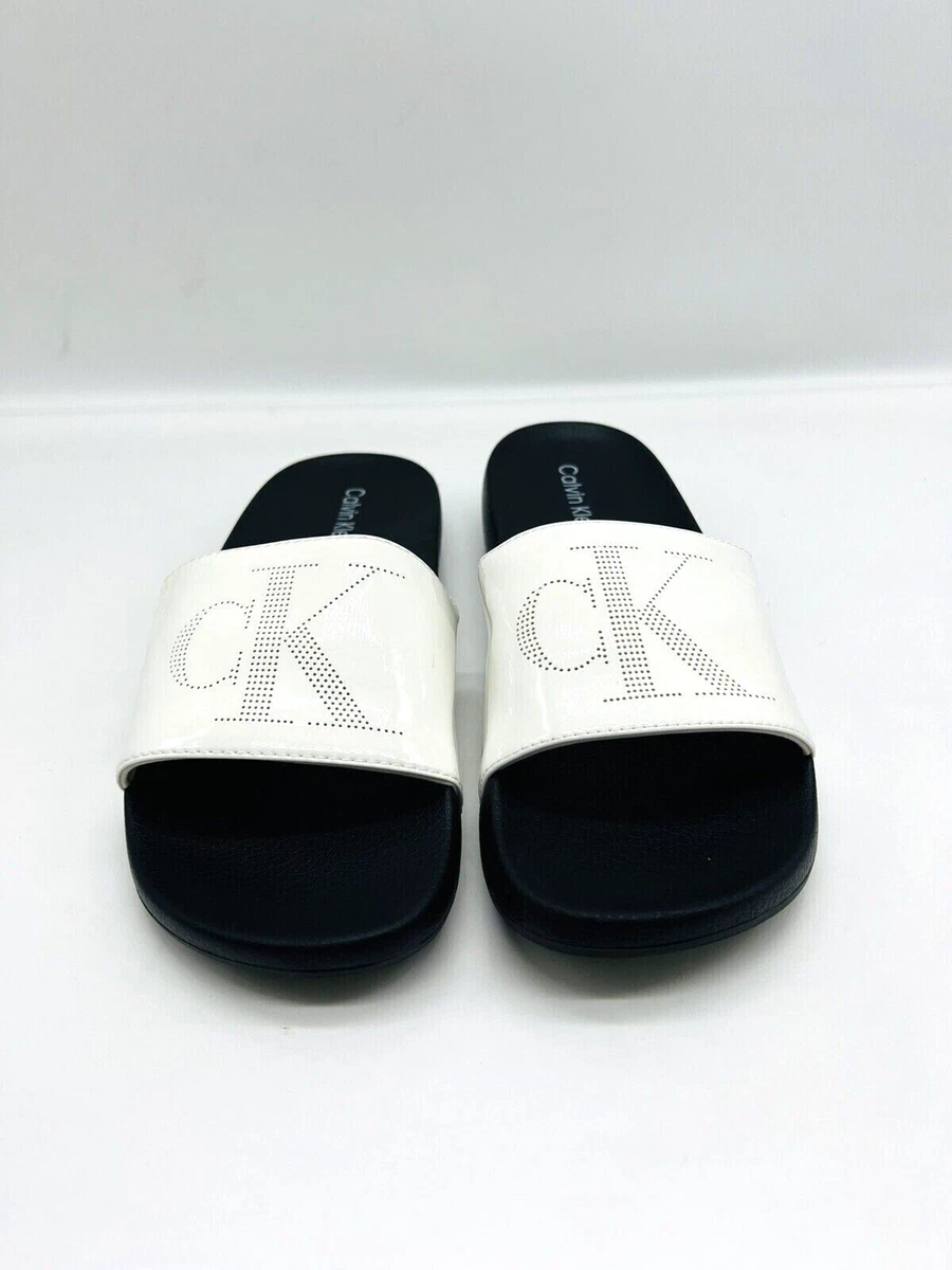 Womens calvin klein sliders cheap