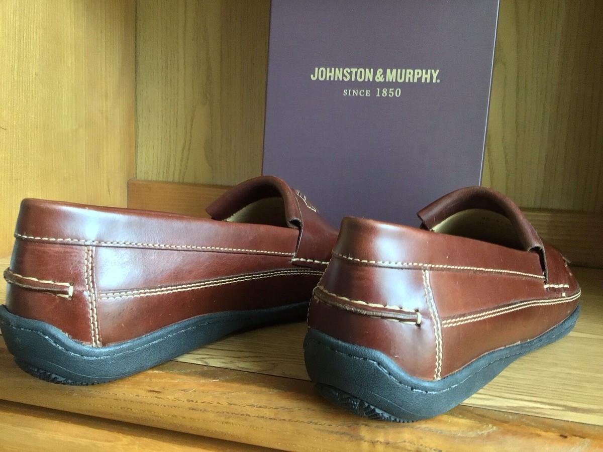 Johnston & Murphy Housden Loafers Mens 13 Mahogany New Tassel Kiltie johnston murphy tassel loafers products for sale | eBay main image 2