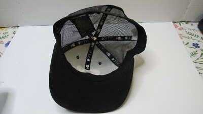New Era 9/50 Mesh Trucker Adult Black Cap Hat Embroidered  display picture 3