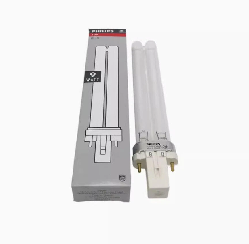 TUV PL-S 9w Single Tube 2-pin G23 Compact UVC Germicidal lamp UV light Philips - Image 4 of 4
