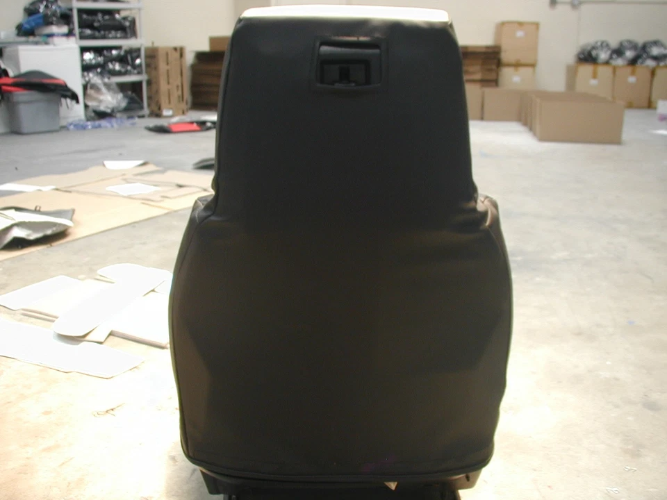 Par de fundas de asiento para Chevy Corvette C4 Type3 1984-1993 ajuste personalizado carbón Foto 3 de 4