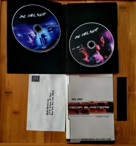 Super Rare One Dark Night Double Disc DVD With Cell Negative Horror Movie - Imagen 5 de 10