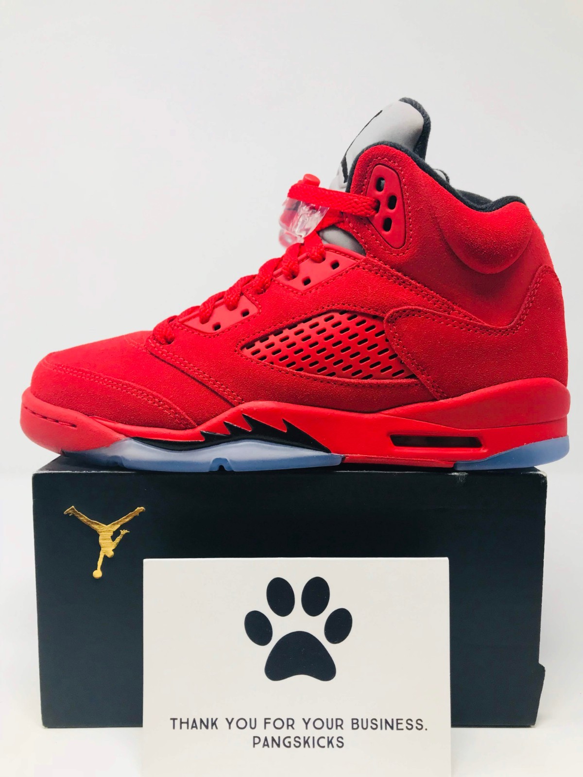 jordan retro 5 red suede